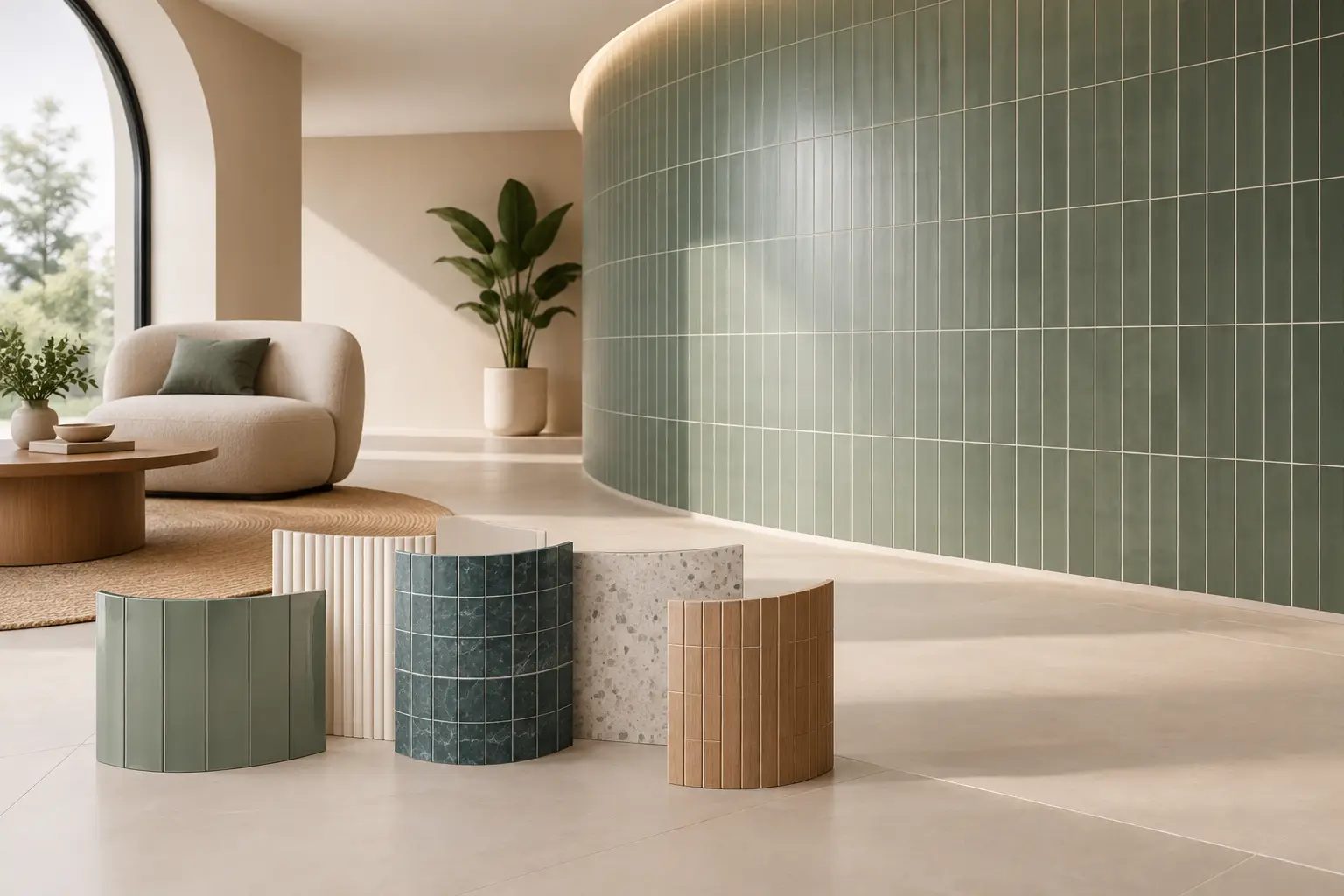 Best Tiles for Curved Walls in Fine Interiors