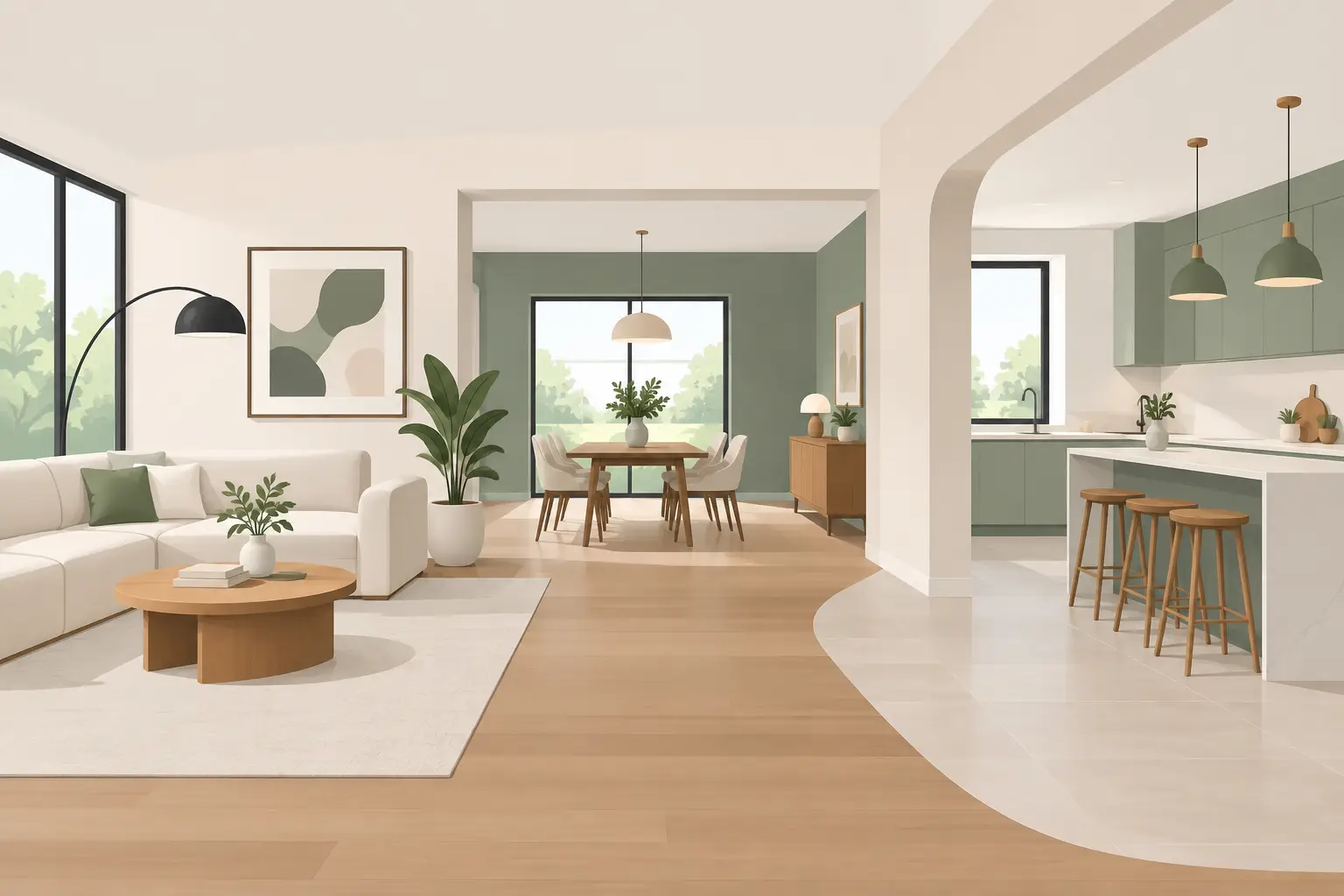 How to Plan Seamless Transitions in Interiors